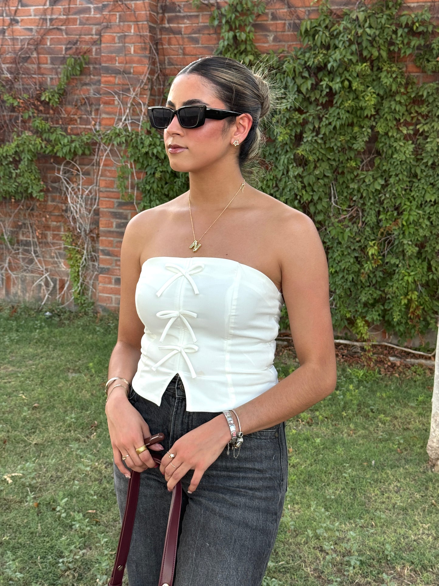 TOP BLANCO STRAPLESS