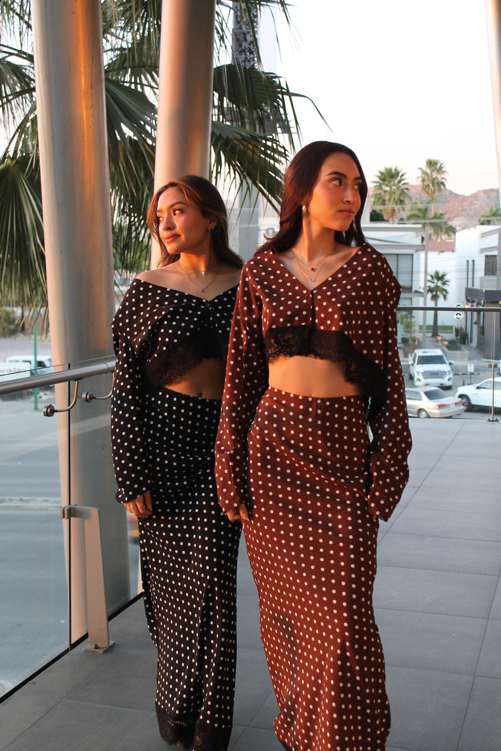 CONJUNTO POLKA DOTS BLACK