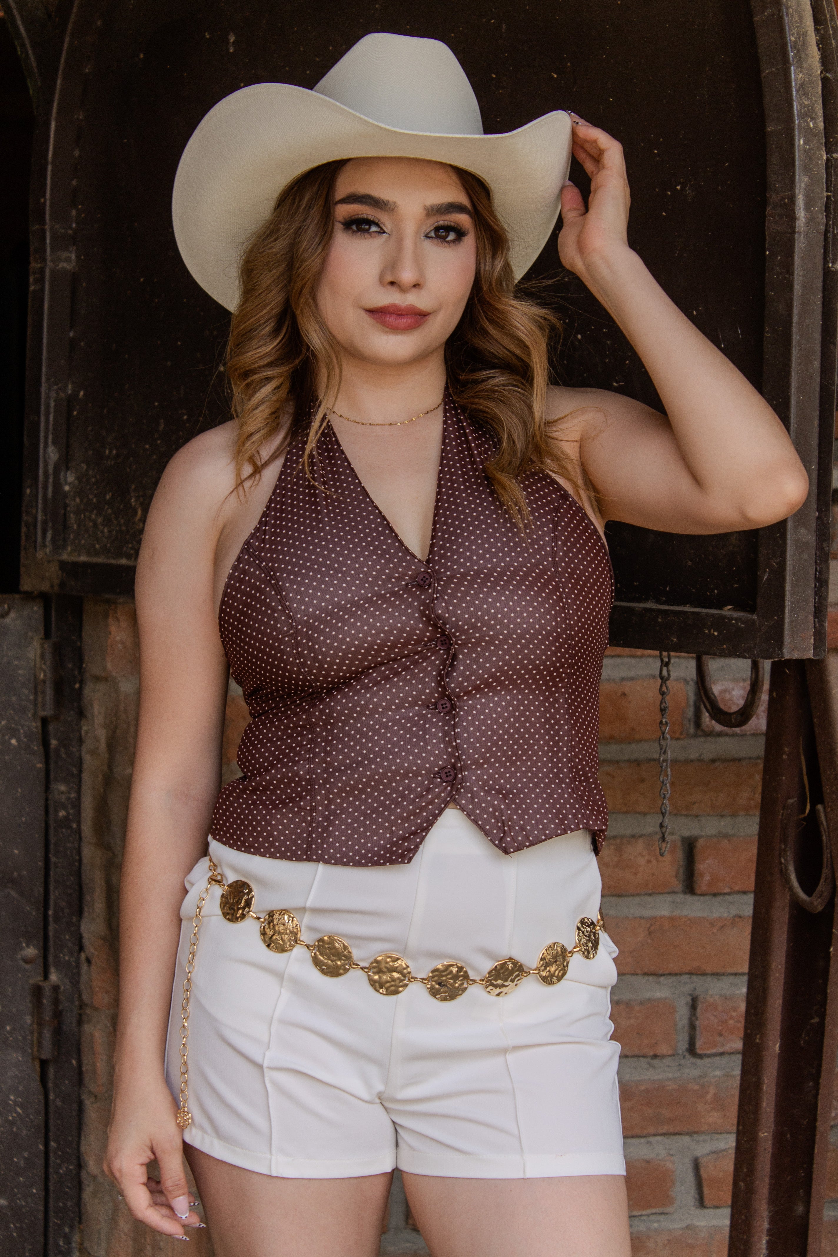 TOP BROWN POLKA