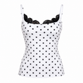 TOP TIRANTE ENCAJE POLKA DOTS
