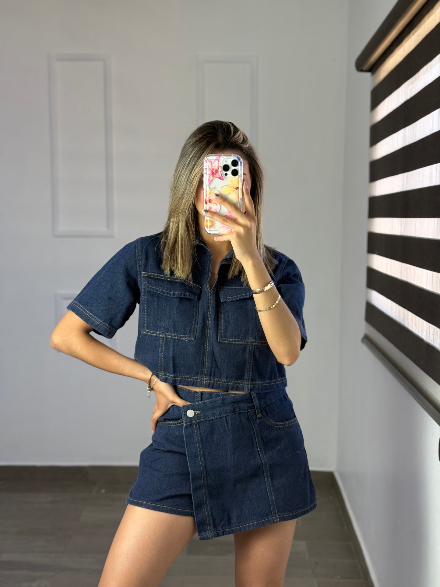 DARK DENIM SET