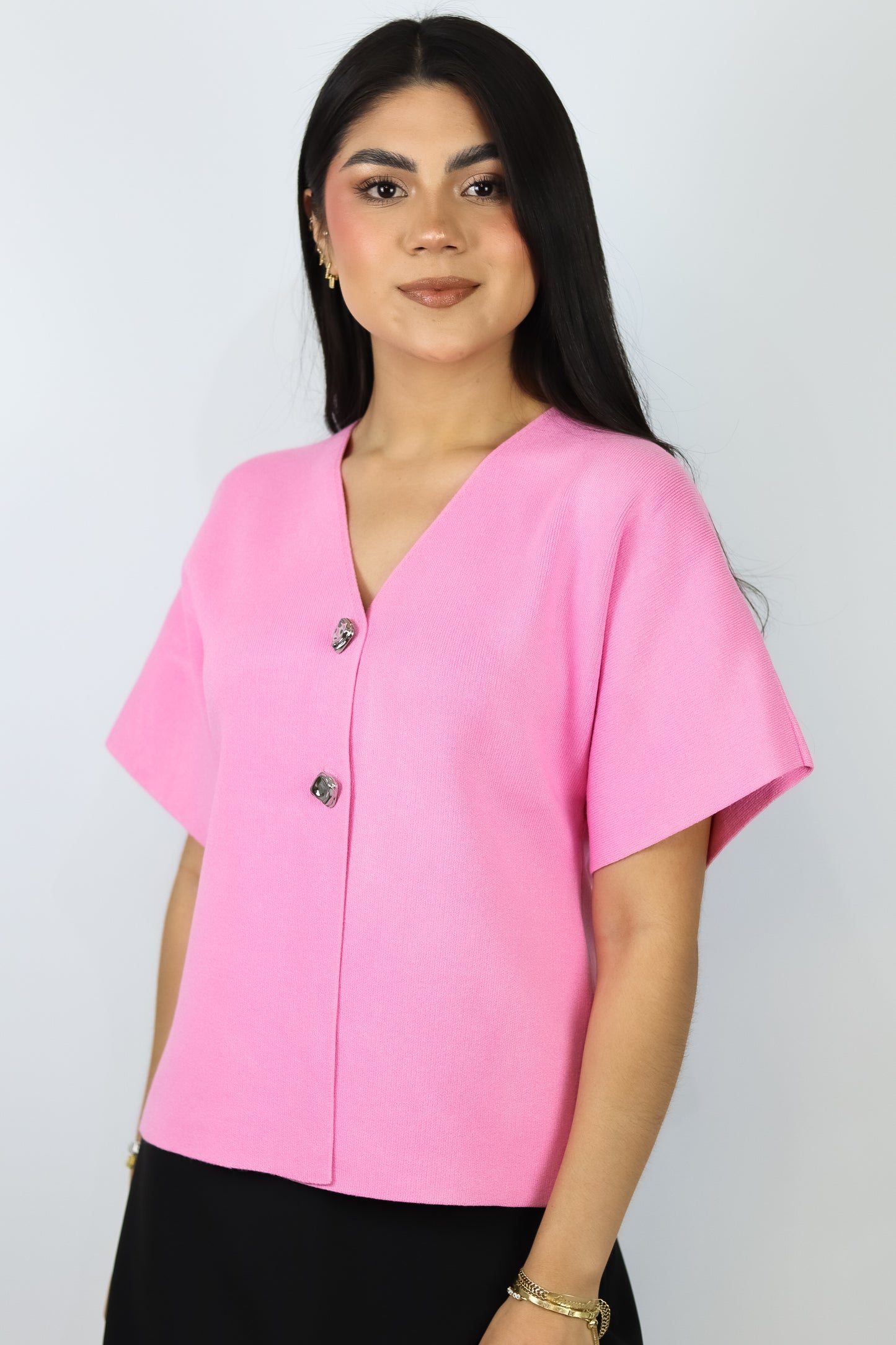 BLUSA CARDIGAN SOFT PINK