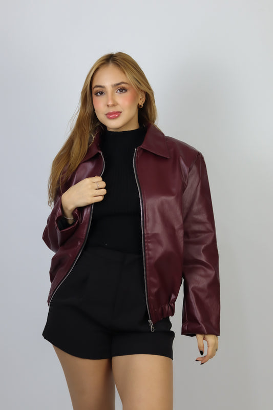 JACKET BURGUNDY