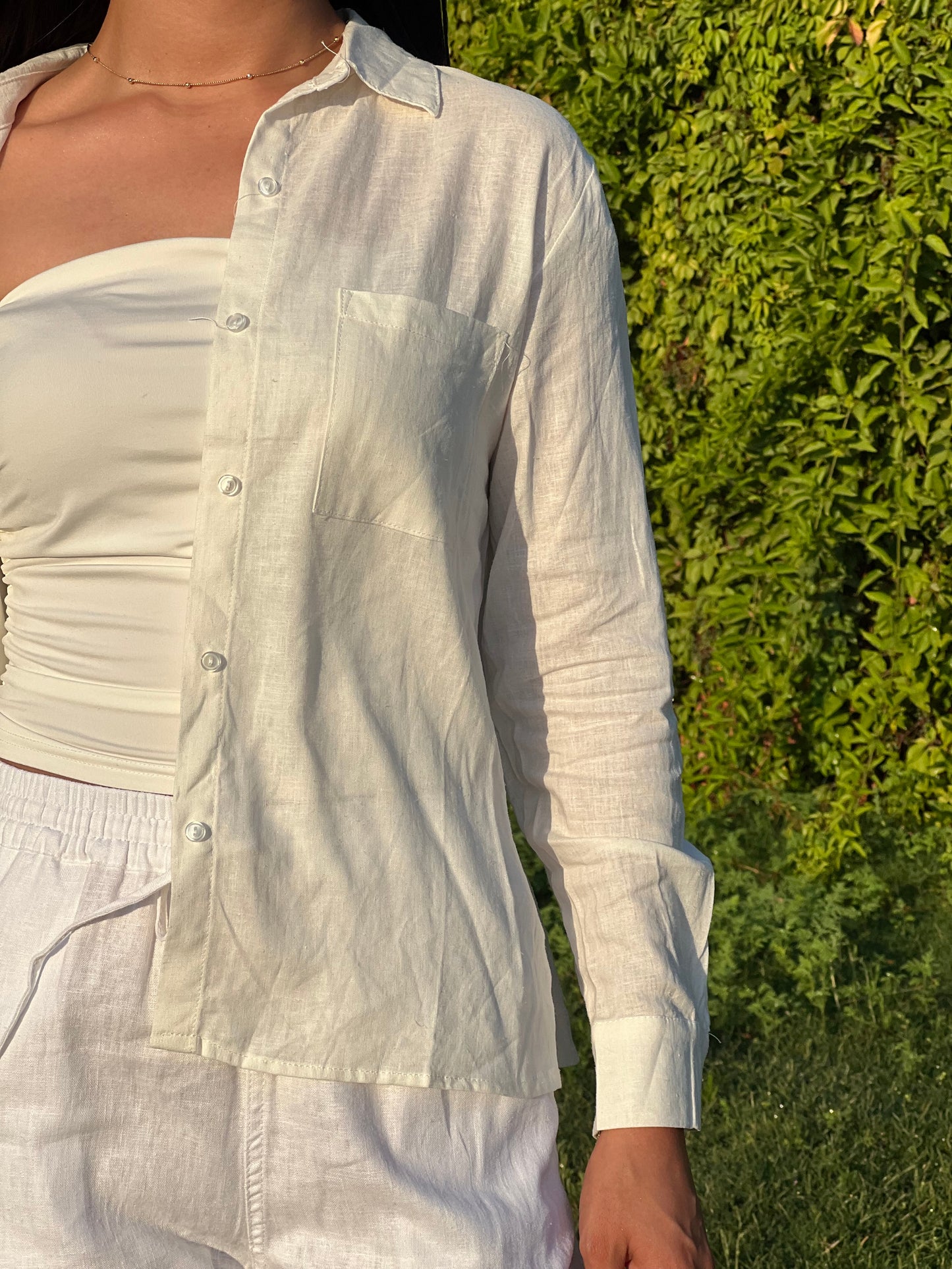 CAMISOLA LINO WHITE