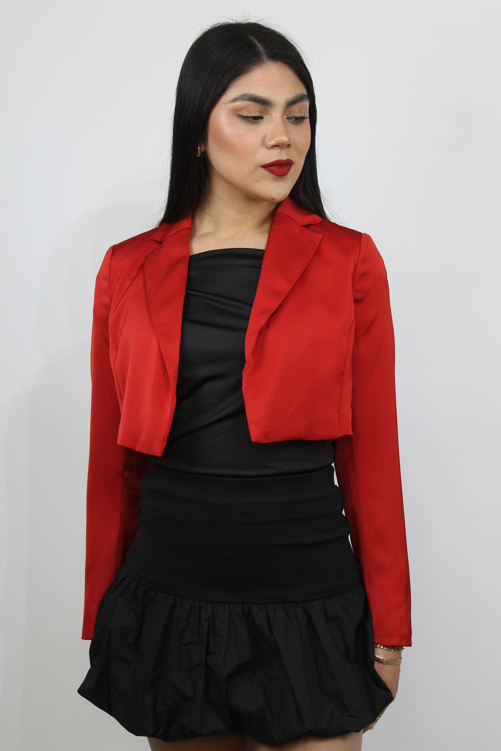 BLAZER CROPPED ROJO