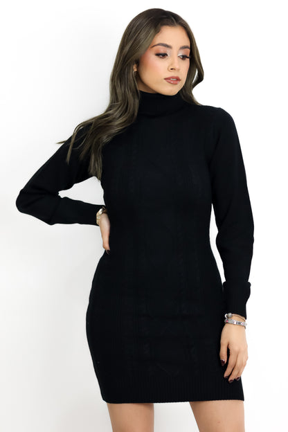 VESTIDO SWEATER NEGRO