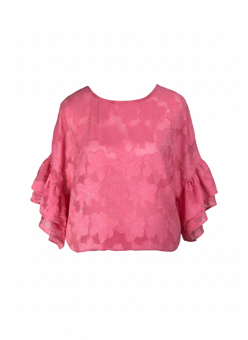 BLUSA PINK FLOWER