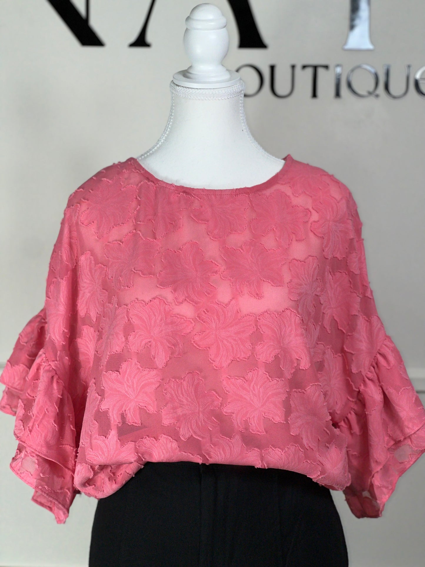 BLUSA PINK FLOWER