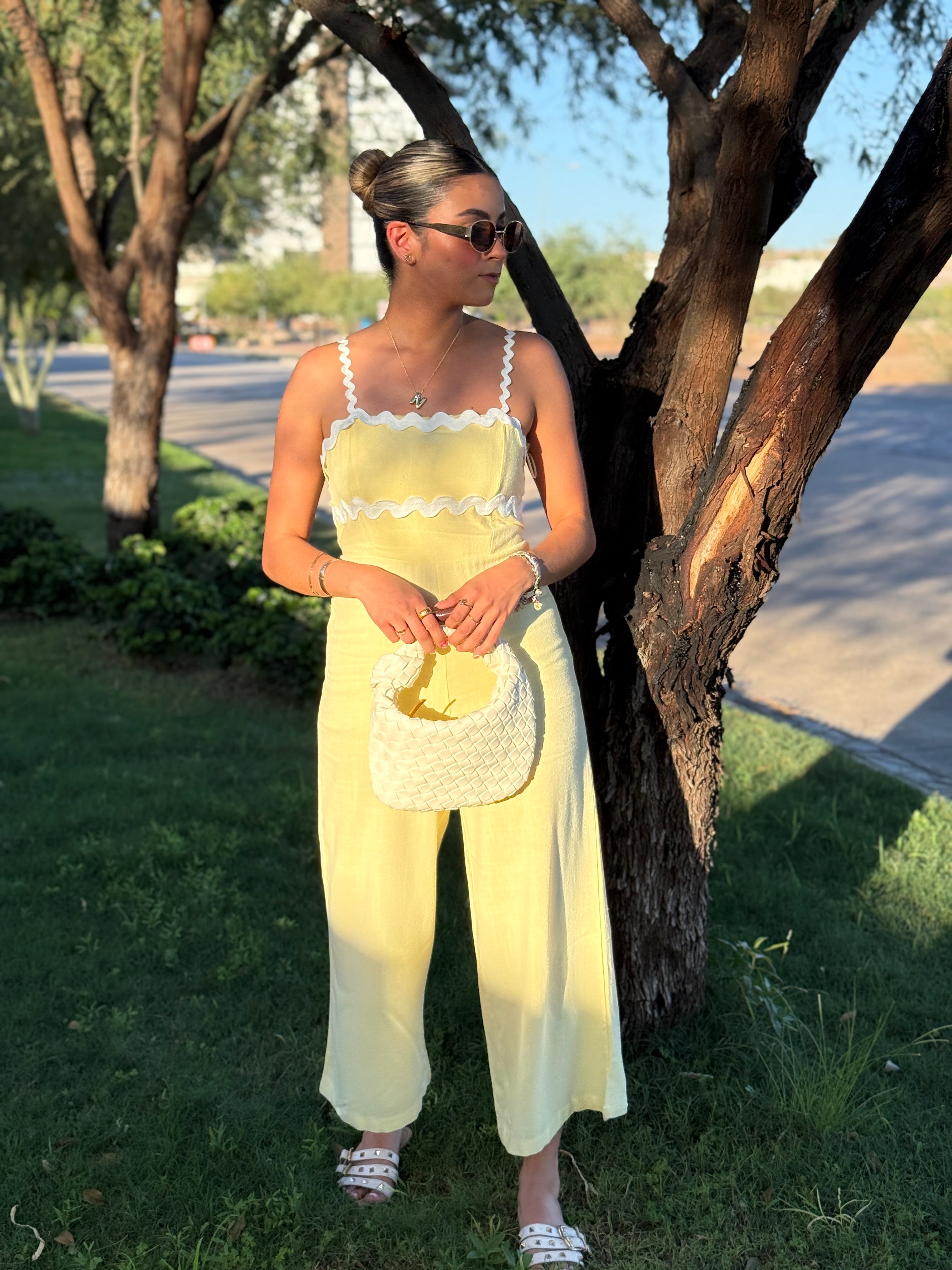 JUMPSUIT BUTTER YELLOW