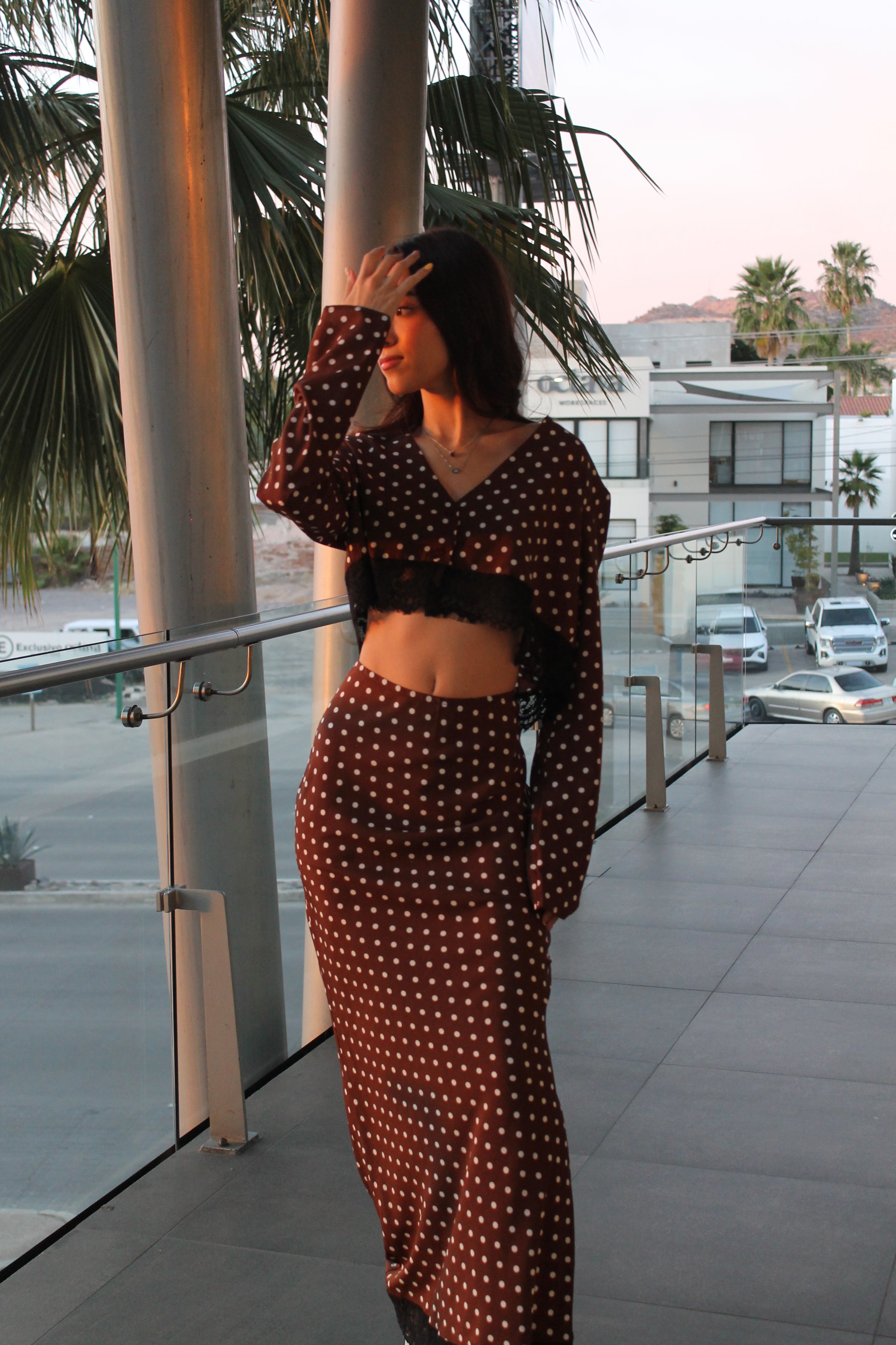 CONJUNTO POLKA DOTS ESPRESSO