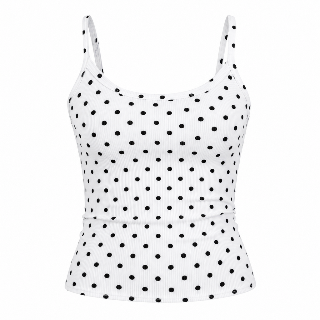TOP BASIC POLKA DOT TIRANTE