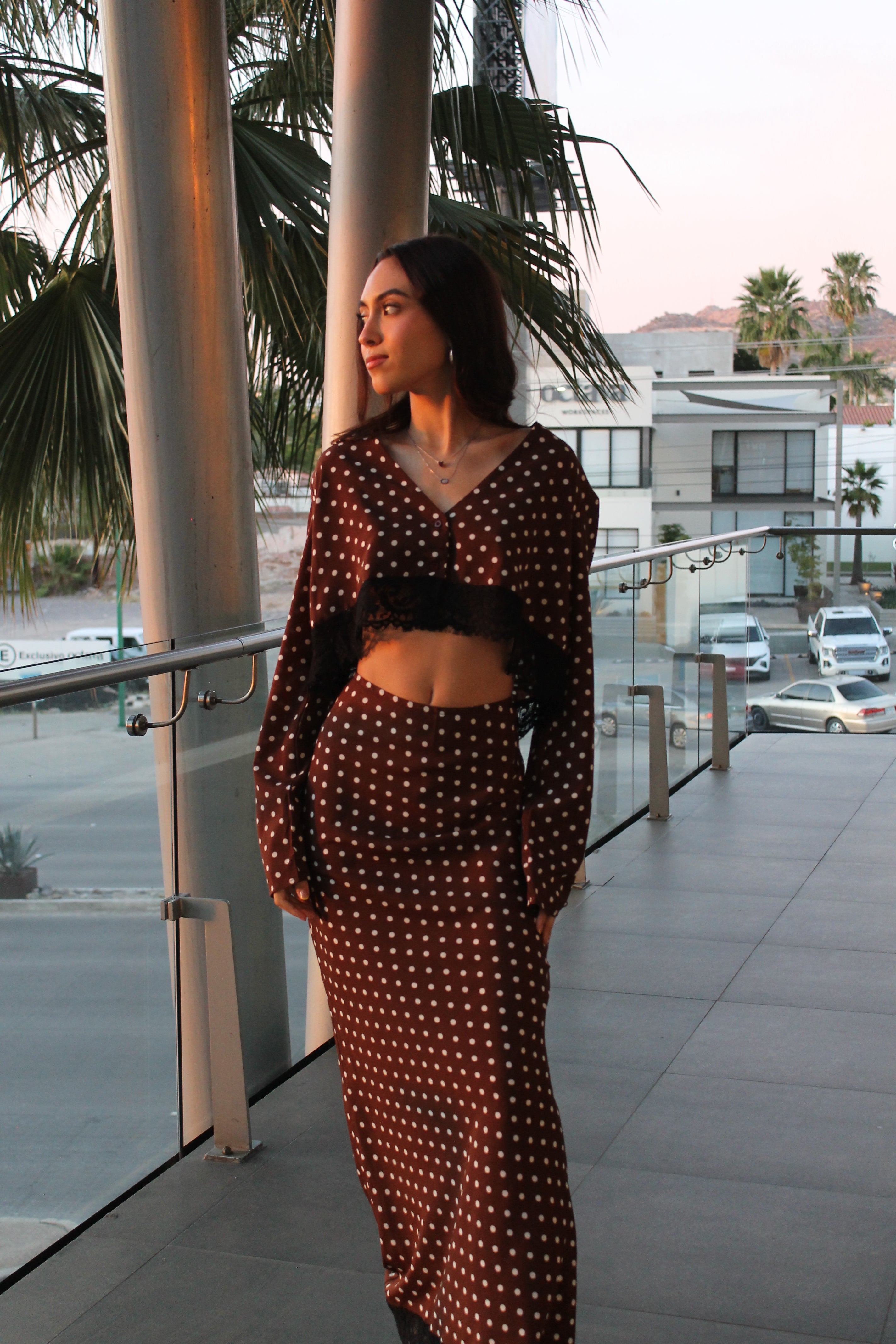 CONJUNTO POLKA DOTS ESPRESSO