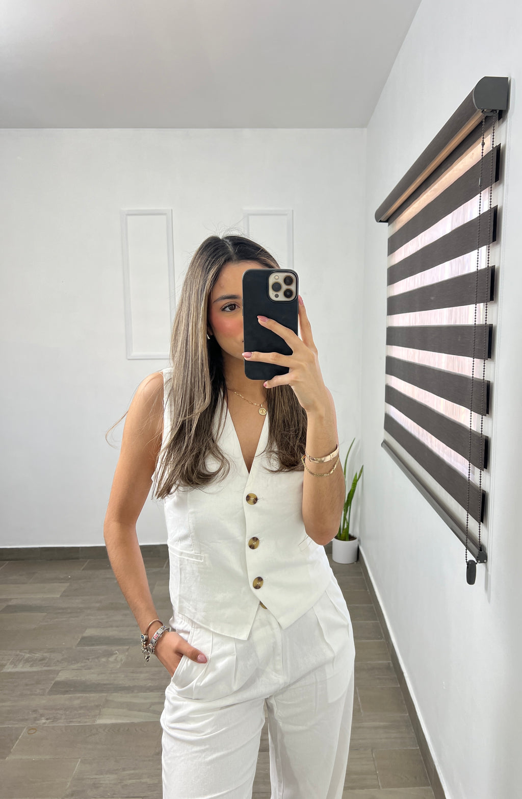 PANTALON WIDE WHITE