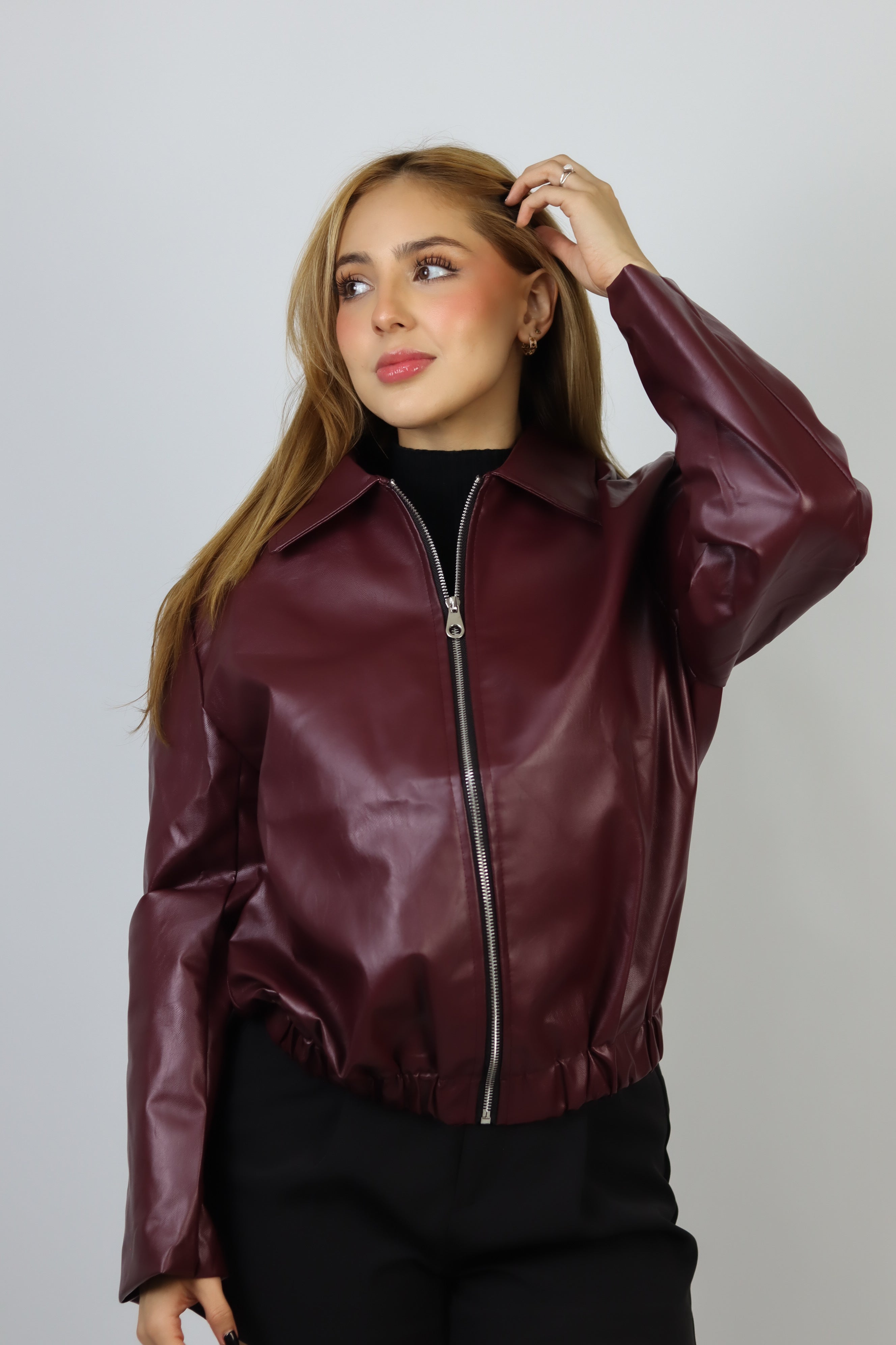 JACKET BURGUNDY