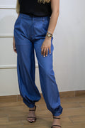 PANTALÓN GLOBO BLUE DENIM