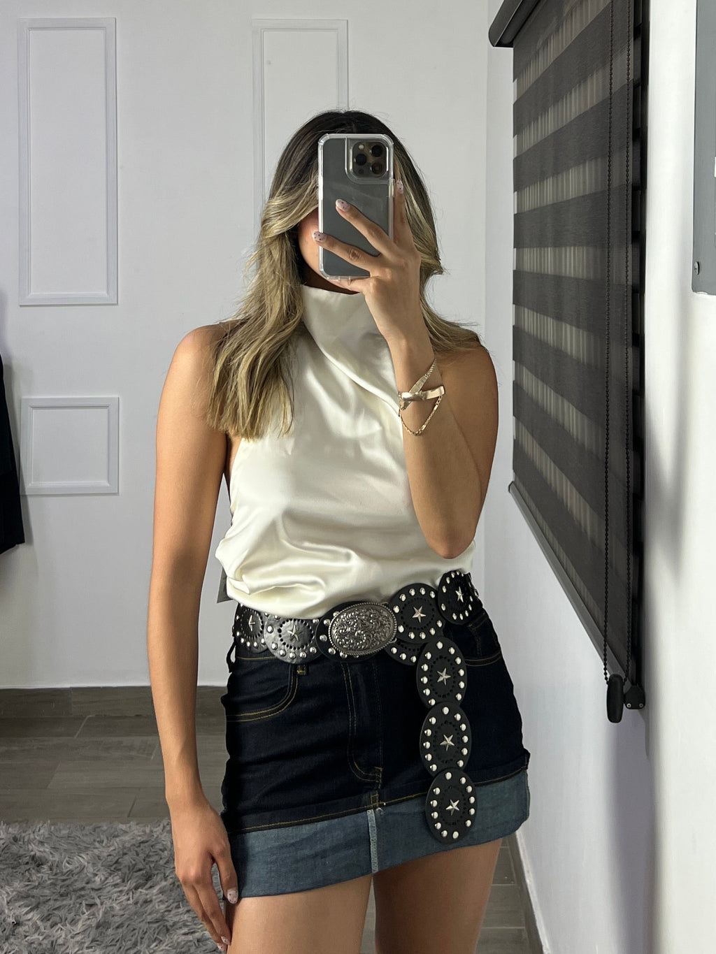 CINTURÓN NEGRO VINTAGE