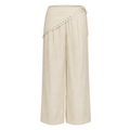 PANTALÓN LINO BEIGE REMACHE