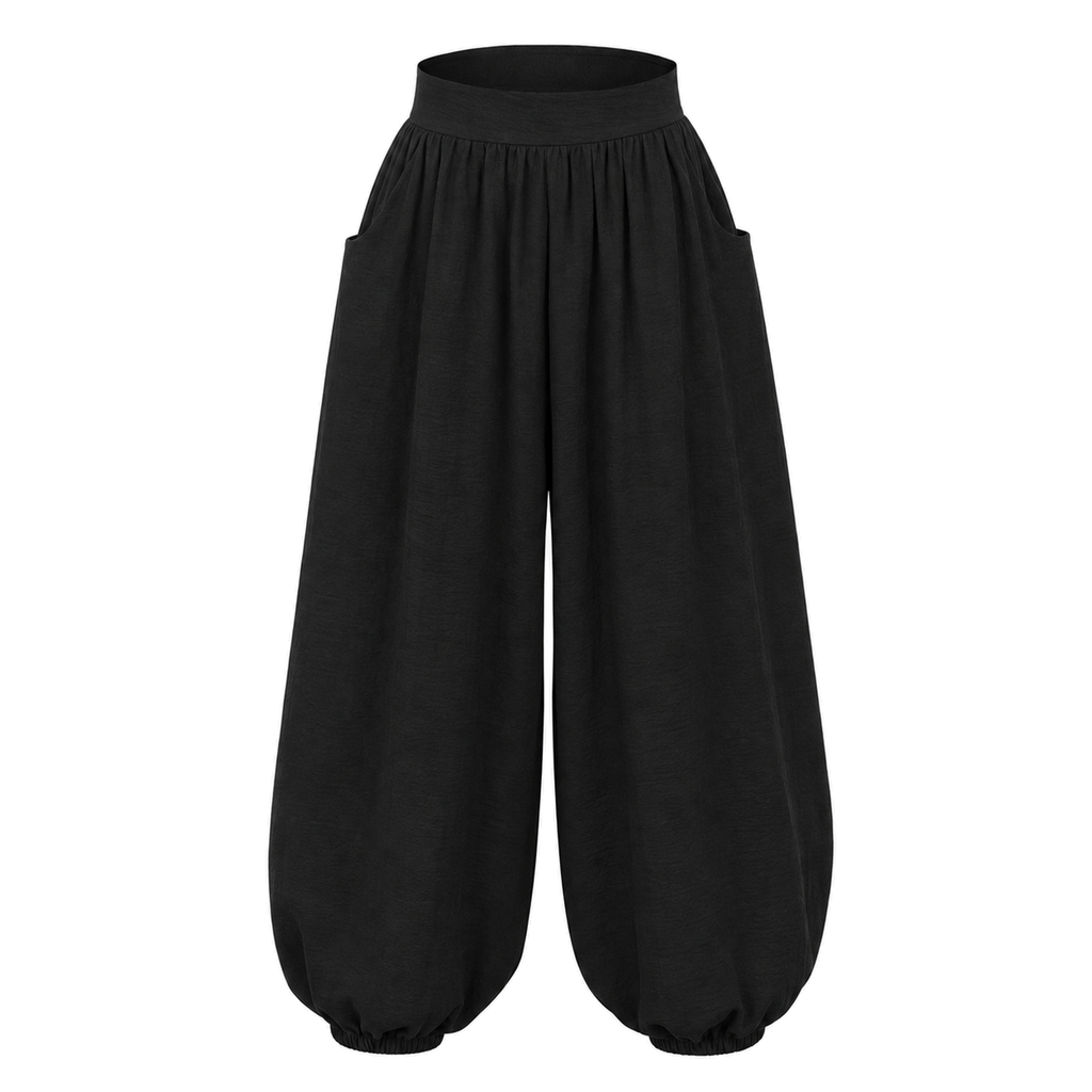 PANTALÓN GLOBO NEGRO