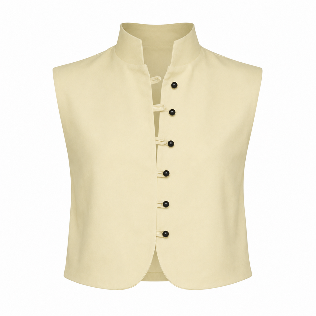CHALECO AMARILLO BOTONES