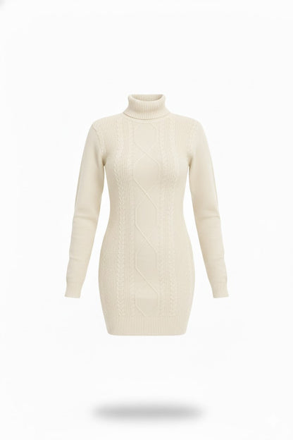 VESTIDO SWEATER BEIGE